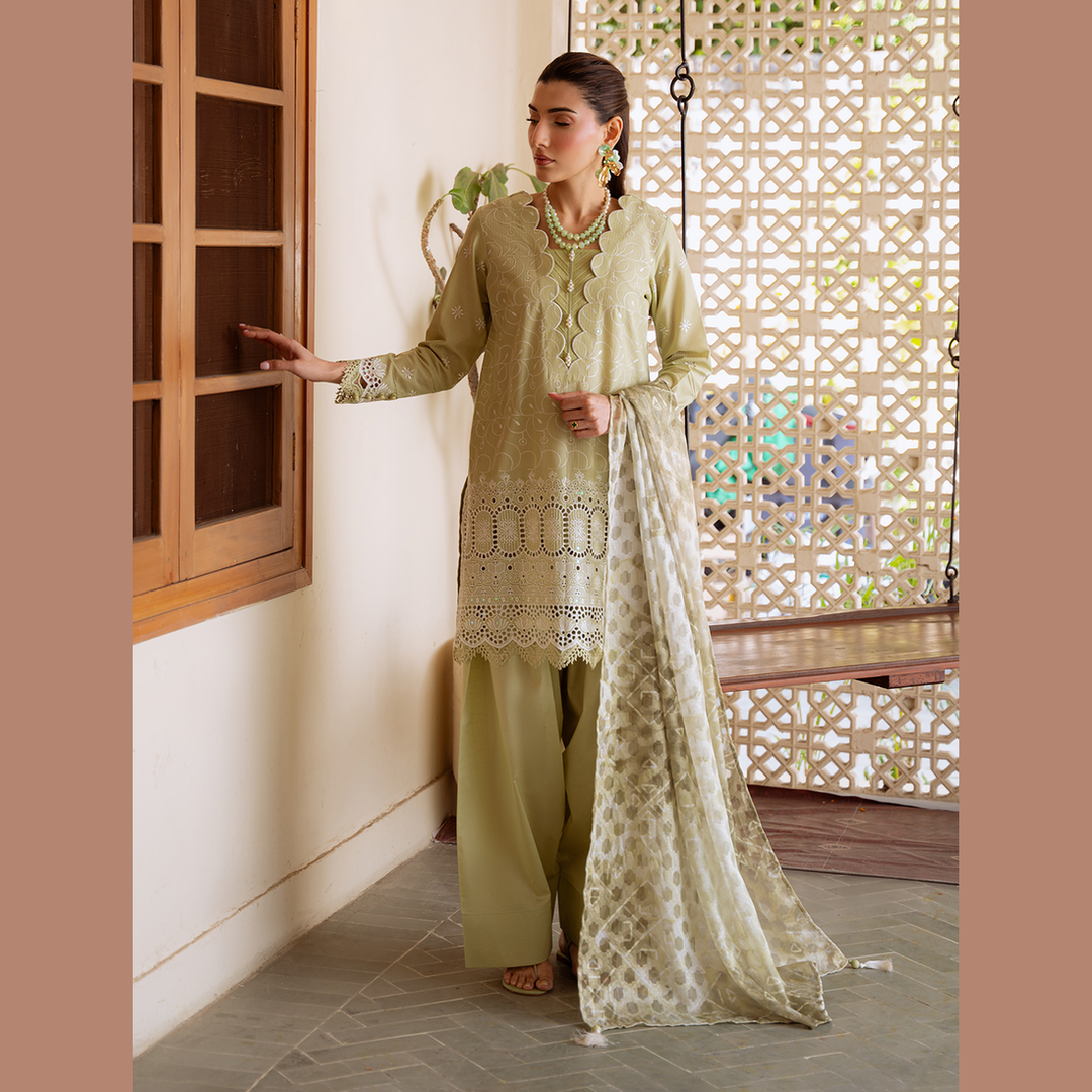 Daria DA-44 Women 3-Piece Set Green