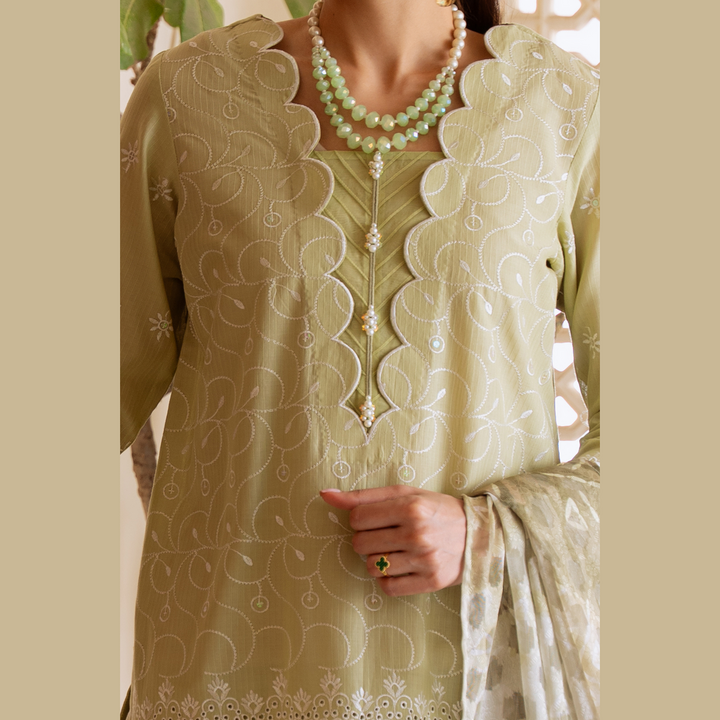 Daria DA-44 Women 3-Piece Set Green